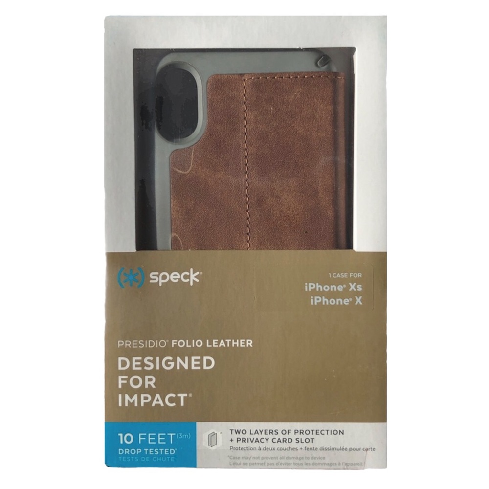 Speck Presidio Folio Leather iPhone X/Xs Case🆕